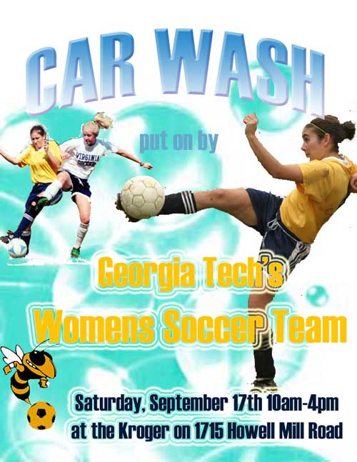 Georgia Tech Women's Soccer Club Car Wash Falll 2005