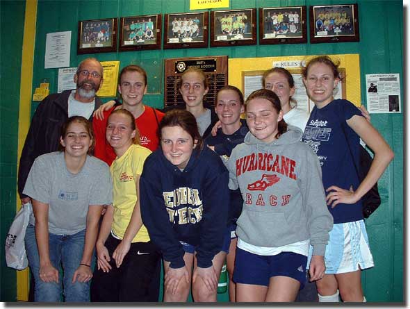 2004 Winter Indoor Team and Coach