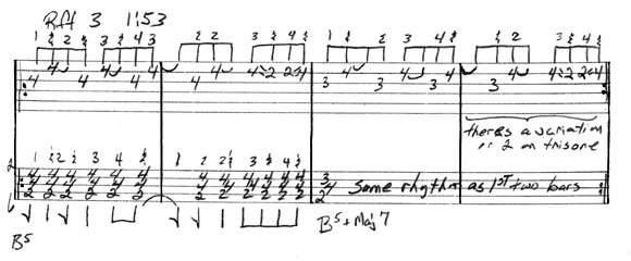 Be Yr Mama riff 3