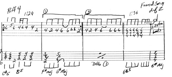 Funeral Song Riff 4