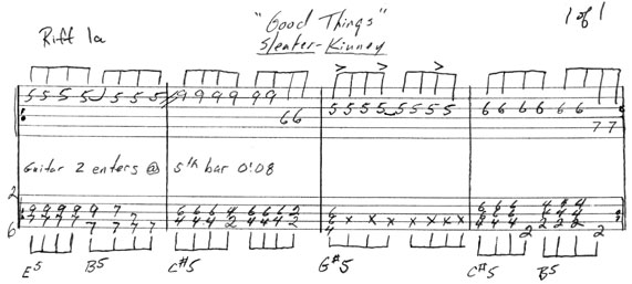 Good Things Riff 1