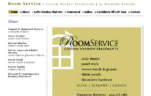 Room Service Custom Window Treatments by Nannette Roberts Atlanta GA - Click to visit the site