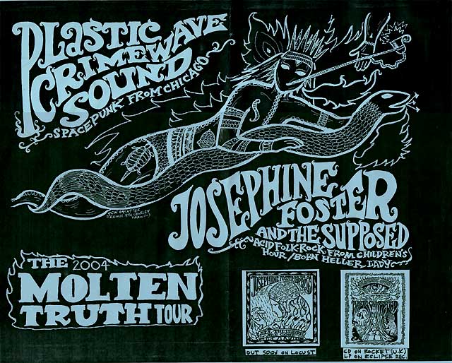 Plastic Crimewave Sound, Josephine Foster and the Supposed- Molten Truth Tour summer 2004