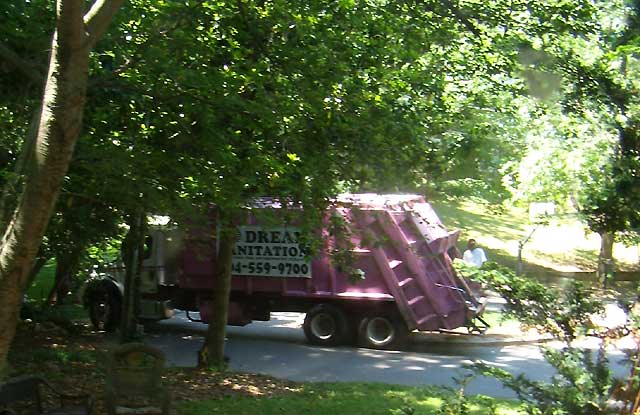 Dream Sanitation Truck Damaging Reeder Circle 404-559-9700