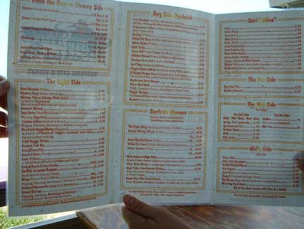 Did you se the High Tides menu?