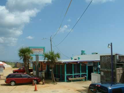 High Tides Snack Shack in on the beach in Ormond Beach